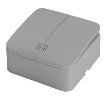 Выключатель двухклавишный с индикатором Stekker София 49298 MSW10-21-03 Выключатель двухклавишный с индикатором Stekker София 49298 MSW10-21-03