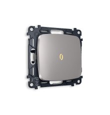 Комплект механизма 1-кл выключателя с подсветкой Ambrella Volt Omega MO502010