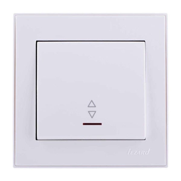 Выключатель проходной с подсветкой Lezard Rain 703-0202-114