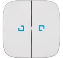 Лицевая панель Legrand Valena Allure выключателя двухклавишного с подсветкой белая 755225