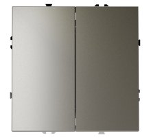 Выключатель двухклавишный Voltum S70 VLS020104