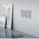 Сенсорный выключатель двухклавишный с функцией Wi-Fi Werkel серебряный W4520606 4690389171246