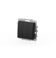 Выключатель трехклавишный ELBI Zena Vega 609-014800-254