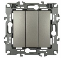 Выключатель трехклавишный Эра 12-1107-16 Б0065703