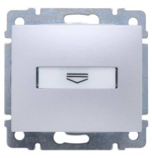 Выключатель карточный Legrand Valena с выдержкой времени и подсветкой алюминий 770234