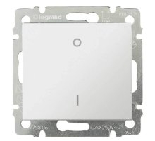 Выключатель одноклавишный трехполюсный Legrand Valena 10A 400V белый 774403