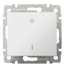 Выключатель одноклавишный трехполюсный Legrand Valena 10A 400V белый 774403