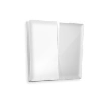 Лицевая панель для выключателя двухклавишного Ambrella Volt Alfa AP1030