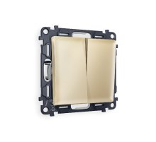 Комплект механизма 2-кл выключателя Ambrella Volt Alfa MA603010