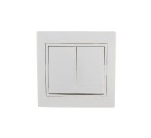 Выключатель двойной Lezard Mira 701-0202-101