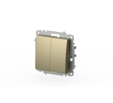 Выключатель двухклавишный ELBI Zena Vega 609-011400-202