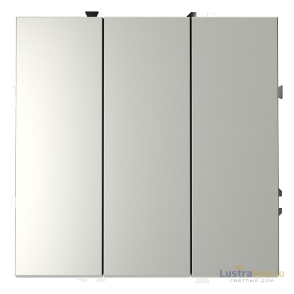 Выключатель трехклавишный Voltum S70 VLS030105