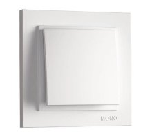 Выключатель одноклавишный Mono Electric Despina 10А 250В белый 102-190025-100