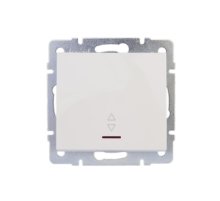 Выключатель проходной с подсветкой Lezard Rain 703-0288-114