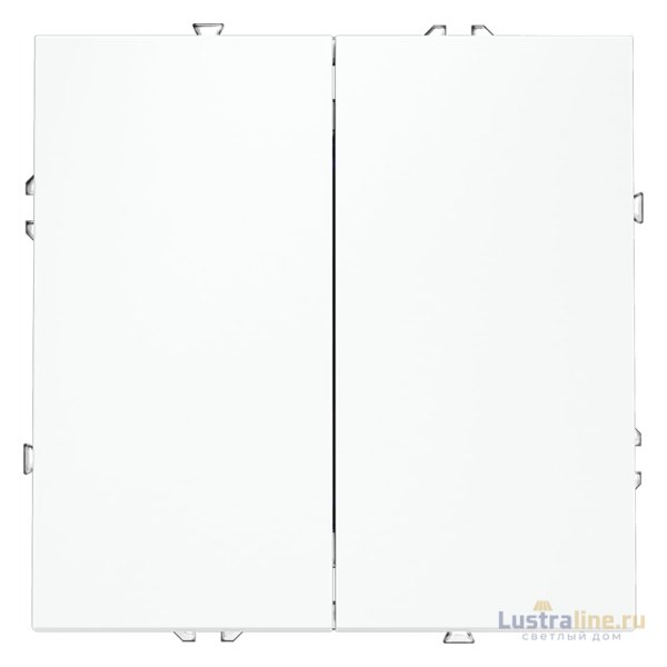 Проходной переключатель двухклавишный Voltum S70 VLS020302
