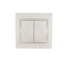 Выключатель двойной Lezard Mira 701-3030-101