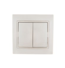 Выключатель двойной Lezard Mira 701-3030-101