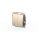 Переключатель двухклавишный проходной ELBI Zena Vega 609-012500-211