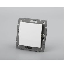 Механизм выключателя одноклавишный перекрёстный Arlight SWT-MKX1-PL-WH-V (250V, 10A) 049875
