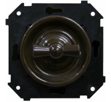 Выключатель одноклавишный проходной Bironi Шедель B3-201-22