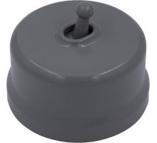 Выключатель одноклавишный тумблерный Bironi Лизетта B1-230-26