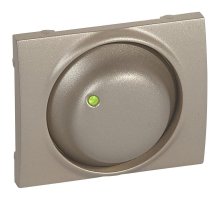 Лицевая панель Legrand Galea Life потенциометра с подсветкой титановая 771169