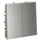Выключатель двухклавишный Voltum S70 VLS020105
