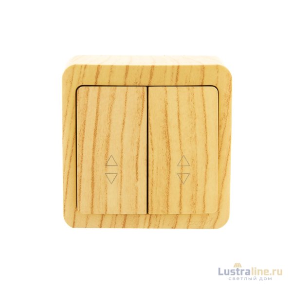 Выключатель проходной двойной Lezard Viola 751-5200-106