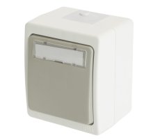 Выключатель 1-клавишный Stekker PSW10-214-54 Велена 49736