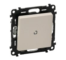 Переключатель одноклавишный Legrand Valena Life 10А 250В с подсветкой слоновая кость 752526