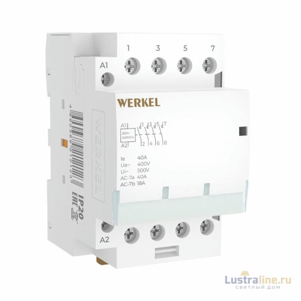Контактор модульный Werkel W943M40O 4690389212123 a069477