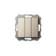 Выключатель трехклавишный Liregus Epsilon 28-302