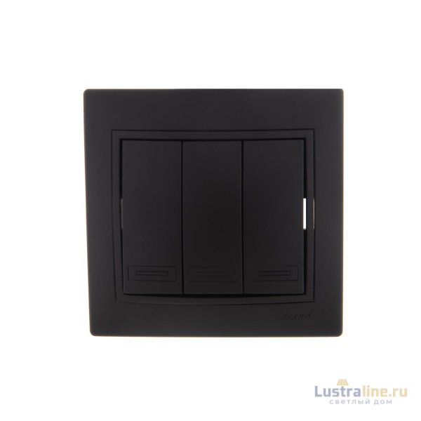 Выключатель тройной Lezard Mira 701-4242-109