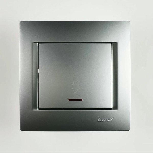 Выключатель проходной с подсветкой Lezard Karina 707-4388-114