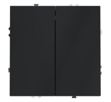 Выключатель двухклавишный Voltum S70 VLS020107