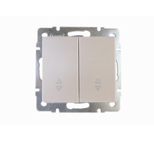 Выключатель проходной двойной Lezard Rain 703-3088-106 Выключатель проходной двойной Lezard Rain 703-3088-106