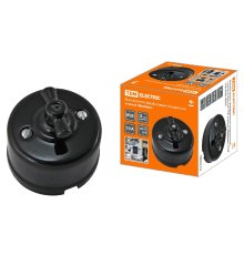 Выключатель фарфоровый поворотный с ручкой Болонь TDM Electric SQ1820-0002