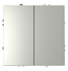 Выключатель двухклавишный Voltum S70 VLS020105