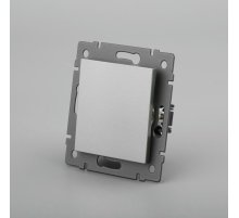 Механизм выключателя одноклавишный непроходной Arlight SWT-MK01-PL-GR-V (250V, 10A) 049869