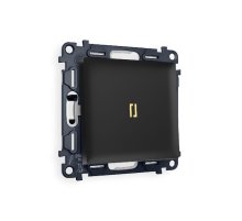 Комплект механизма 1-кл проходного выключателя с подсветкой Ambrella Volt Alfa MA802030