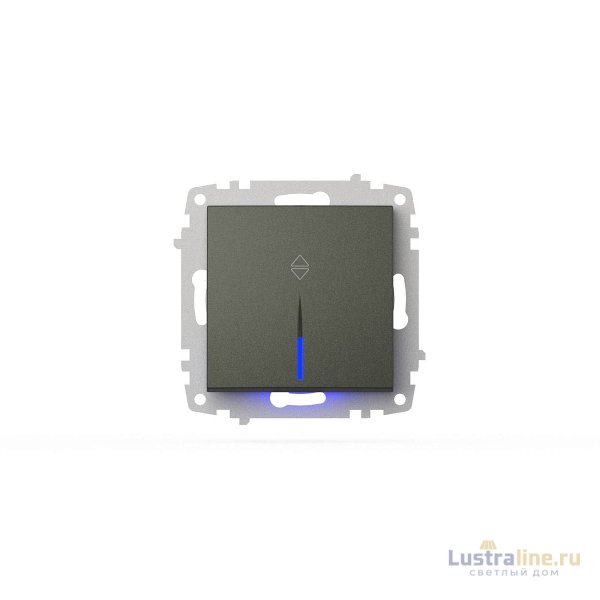 Переключатель с подсветкой ELBI Zena Vega 609-011100-210
