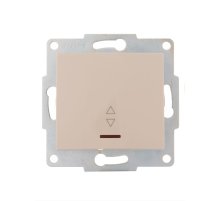 Выключатель проходной с подсветкой Lezard Karina 707-0388-114