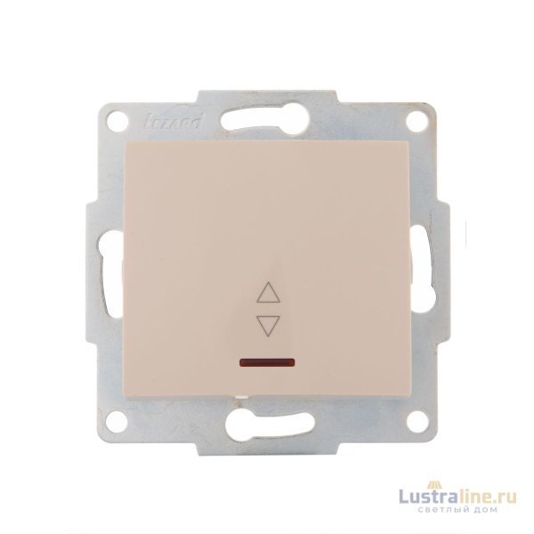 Выключатель проходной с подсветкой Lezard Karina 707-0388-114