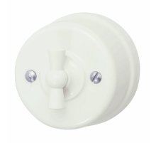 Выключатель одноклавишный проходной Bironi Лизетта B1-201-211