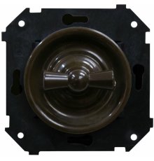 Выключатель двухклавишный Bironi Шедель B3-202-22