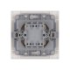 Выключатель двухклавишный с подсветкой Ильмень TDM Electric SQ1823-0004