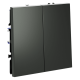 Выключатель двухклавишный Voltum S70 VLS020106