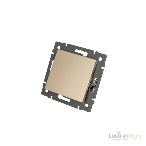 Механизм выключателя одноклавишный перекрёстный Arlight SWT-MKX1-PL-GD-V (250V, 10A) 049878