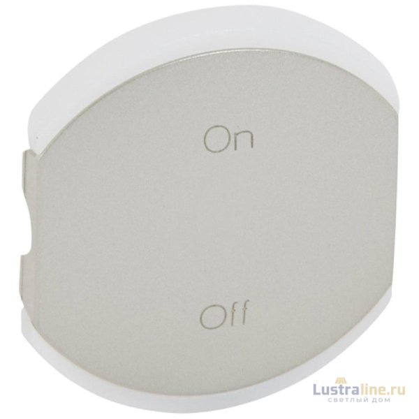 Клавиша Legrand Celiane ON/OFF титановая 068488