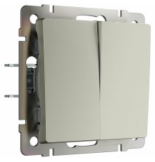 Выключатель двухклавишный Werkel W1220004 4690389211904 a069452
